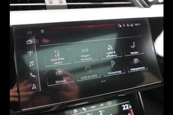 Audi e-tron Sportback 55 quattro S Line 95 kWh SOH 93,3% 408pk Dealer O.H | Trekhaak Afn. | Adaptive Cruise | Camera | Bang & Olufsen | Alcantara Sportstoelen Memory & Verwarmd | Keyless | Apple Carplay | BLIS | Navigatie | Virtual | DAB | 21"L.M |