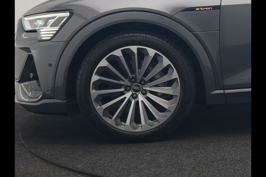 Audi e-tron Sportback 55 quattro S Line 95 kWh SOH 93,3% 408pk Dealer O.H | Trekhaak Afn. | Adaptive Cruise | Camera | Bang & Olufsen | Alcantara Sportstoelen Memory & Verwarmd | Keyless | Apple Carplay | BLIS | Navigatie | Virtual | DAB | 21"L.M |
