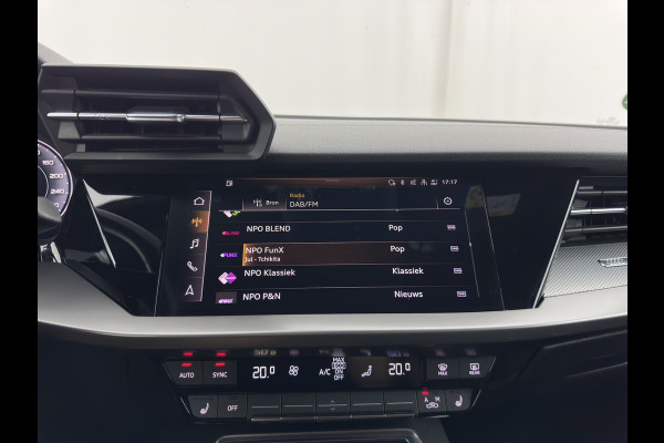 Audi A3 Limousine 35 TFSI S-Line-Edition MHEV (INCL-BTW)  Aut. *LEATHER-FABRIC | MATRIX-LED | HEATED-SPORTSEATS | CRUISE | CAMERA | DIGI-COCKPIT | NAVI-FULLMAP | PRIVACY-GLASS | AMBIENTLIGHT | ECC | PDC | DAB | 18''ALU*