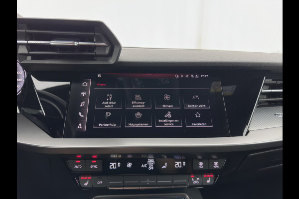 Audi A3 Limousine 35 TFSI S-Line-Edition MHEV (INCL-BTW)  Aut. *LEATHER-FABRIC | MATRIX-LED | HEATED-SPORTSEATS | CRUISE | CAMERA | DIGI-COCKPIT | NAVI-FULLMAP | PRIVACY-GLASS | AMBIENTLIGHT | ECC | PDC | DAB | 18''ALU*
