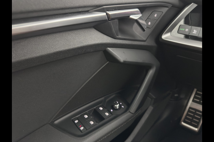 Audi A3 Limousine 35 TFSI S-Line-Edition MHEV (INCL-BTW)  Aut. *LEATHER-FABRIC | MATRIX-LED | HEATED-SPORTSEATS | CRUISE | CAMERA | DIGI-COCKPIT | NAVI-FULLMAP | PRIVACY-GLASS | AMBIENTLIGHT | ECC | PDC | DAB | 18''ALU*