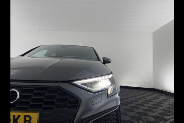 Audi A3 Limousine 35 TFSI S-Line-Edition MHEV (INCL-BTW)  Aut. *LEATHER-FABRIC | MATRIX-LED | HEATED-SPORTSEATS | CRUISE | CAMERA | DIGI-COCKPIT | NAVI-FULLMAP | PRIVACY-GLASS | AMBIENTLIGHT | ECC | PDC | DAB | 18''ALU*