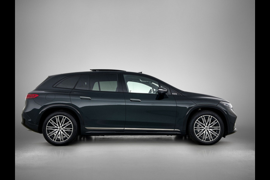 Mercedes-Benz EQS SUV 450 4MATIC AMG Line 118 kWh Mbux hyperscreen klasse 3 en 5 alarm | Panorama Schuif-Kanteldak. Inclusief 24 maanden Mercedes-Benz Certified garantie voor Europa.
