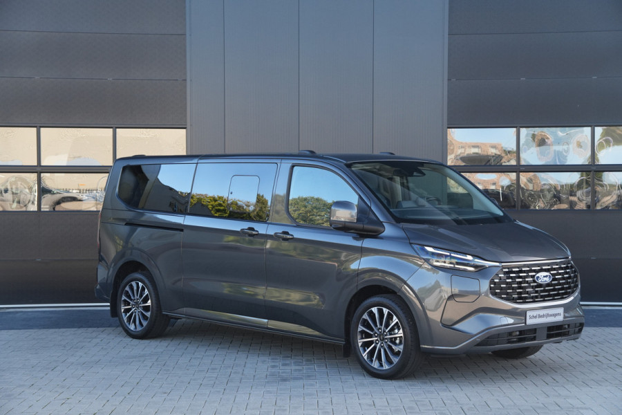 Ford Tourneo Custom 340 2.5 PHEV L2H1 Titanium X 232pk | ACC | Pano | B&O | Elek. schuifdeuren | 360 camera | Elek-Trekhaak | Prijs excl. BTW