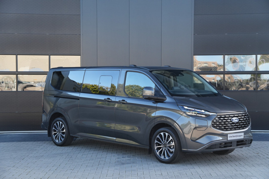 Ford Tourneo Custom 340 2.5 PHEV L2H1 Titanium X 232pk | ACC | Pano | B&O | Elek. schuifdeuren | 360 camera | Elek-Trekhaak | Prijs excl. BTW