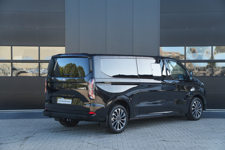 Ford Tourneo Custom 340 2.5 PHEV L2H1 Titanium X 232pk | ACC | Pano | B&O | Elek. schuifdeuren | 360 camera | Elek-Trekhaak | Prijs excl. BTW