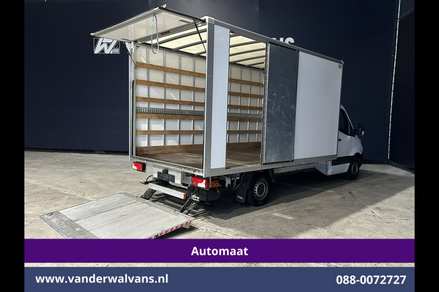 Mercedes-Benz Sprinter 315 CDI 150pk 9G-Tronic Automaat Bakwagen 22m3 KUUB Laadklep Zijdeur Euro6 Airco | LAT om LAT | Leder Bijrijdersbank