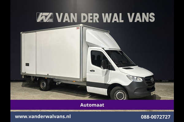 Mercedes-Benz Sprinter 315 CDI 150pk 9G-Tronic Automaat Bakwagen 22m3 KUUB Laadklep Zijdeur Euro6 Airco | LAT om LAT | Leder Bijrijdersbank