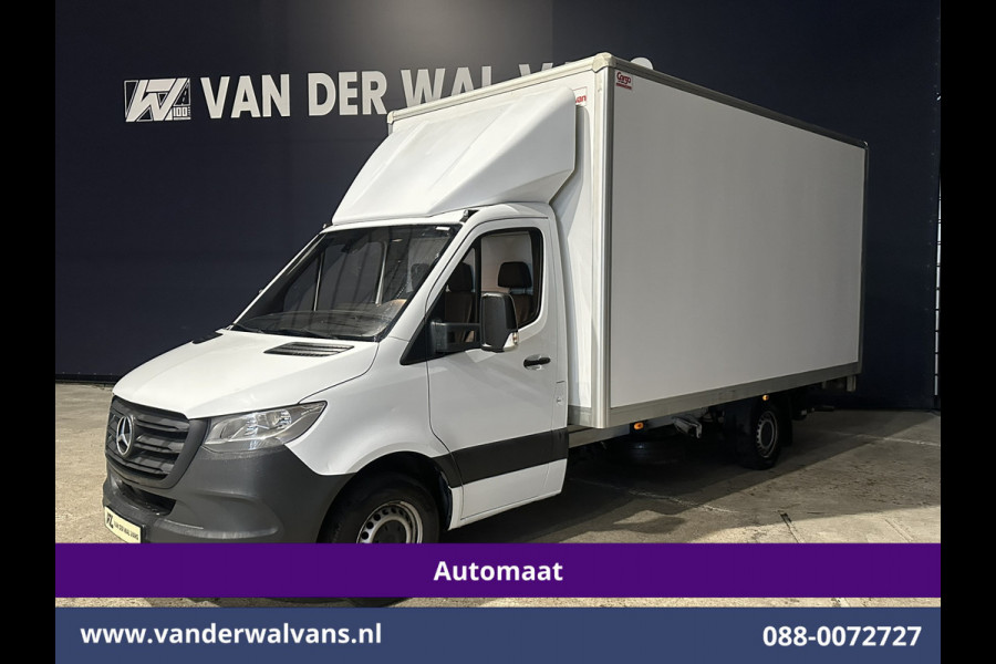 Mercedes-Benz Sprinter 315 CDI 150pk 9G-Tronic Automaat Bakwagen 22m3 KUUB Laadklep Zijdeur Euro6 Airco | LAT om LAT | Leder Bijrijdersbank