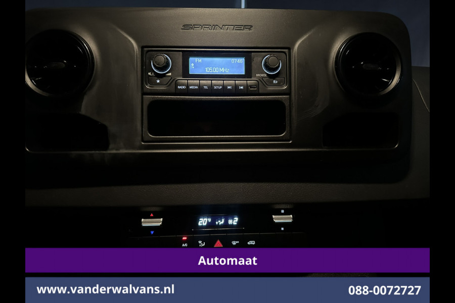 Mercedes-Benz Sprinter 315 CDI 150pk 9G-Tronic Automaat Bakwagen 22m3 KUUB Laadklep Zijdeur Euro6 Airco | LAT om LAT | Leder Bijrijdersbank