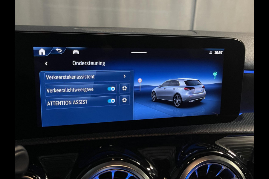 Mercedes-Benz A-Klasse 250 e AMG Line 18"/SOH 93%/Panoramadak/Head-up/Memory l+r/Stoel + stuurverwarming/Matrix LED/360 camera/Keyless/Dodehoek/Apple Carplay & Android Auto
