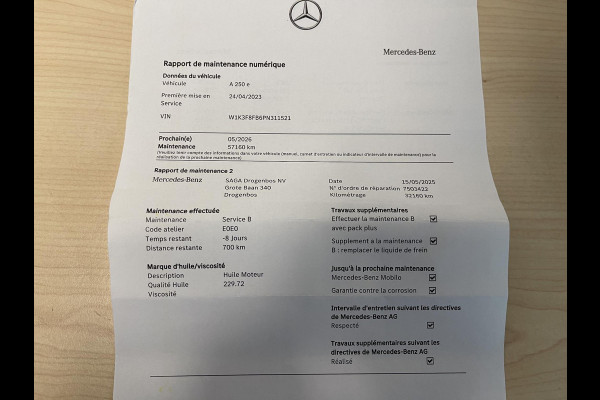 Mercedes-Benz A-Klasse 250 e AMG Line 18"/SOH 93%/Panoramadak/Head-up/Memory l+r/Stoel + stuurverwarming/Matrix LED/360 camera/Keyless/Dodehoek/Apple Carplay & Android Auto