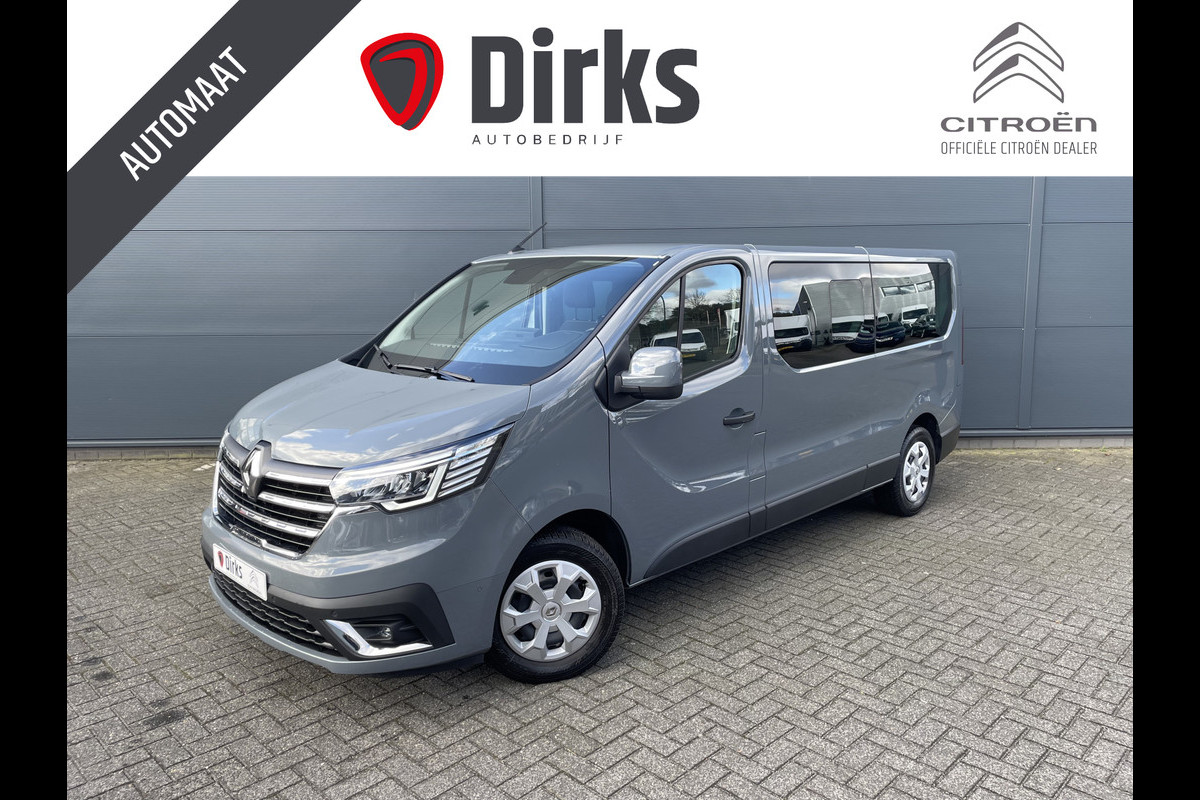 Renault Trafic 150pk L2H1 Grand Luxury (Trekhaak - Camera - LED - 9 pers - Navigatie - Apple Carplay - Keyless Entry - Airco - Parkeersensoren