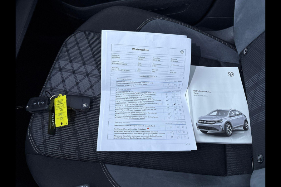 Volkswagen Taigo 1.5 TSI R-Line 150PK DSG | Navigatie via app | Panorama dak | Zwart optiek | Matrix koplampen |