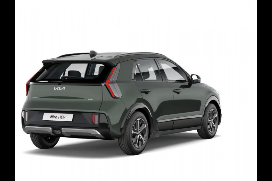 Kia Niro 1.6 GDi Hybrid DynamicPlusLine | Actieprijs* | Navi. | Clima. | Adapt. Cruise. | Parkeersensoren | Achteruitrijcamera | Bekleding In Lederlook | Dodehoekassistentie | Schuif-/Kanteldak | Stoel&Stuur Verwarming