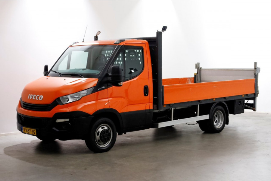 Iveco Daily 35C14 136pk E6 Open Laadbak met laadklep en trekhaak 3500kg 04-2019