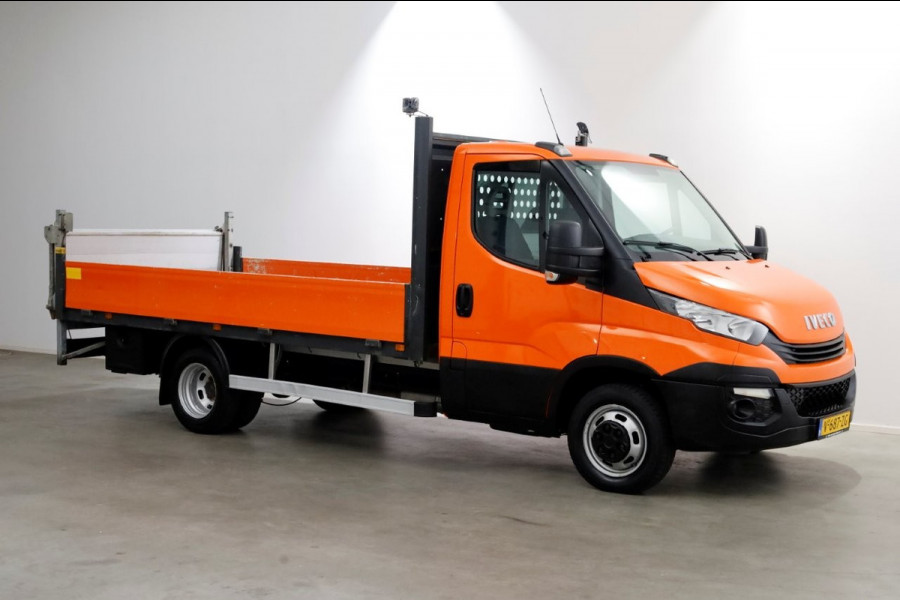 Iveco Daily 35C14 136pk E6 Open Laadbak met laadklep en trekhaak 3500kg 04-2019
