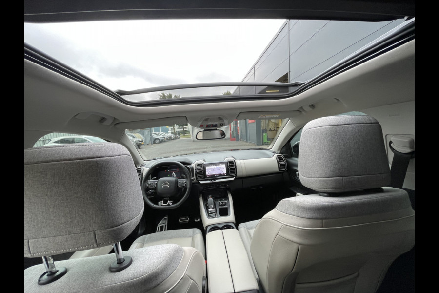 Citroën C5 Aircross 180pk Shine (Elektrisch Schuifdak - Trekhaak - Leder - Stoelverwarming - 360gr Camera - 19" - Grip Controle - Elektrische Klep)