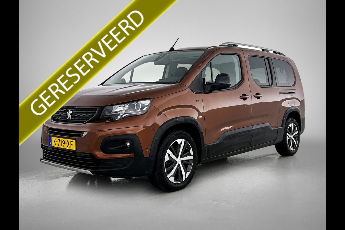 Peugeot Rifter Long 1.2 131PK Automaat GT 7pers. * Distributie vv.bij 95Dkm * / Trekhaak / Airco-ecc. / Pdc+Camera / Navigatie / 2xSchuifdeur / Apk 03-2027