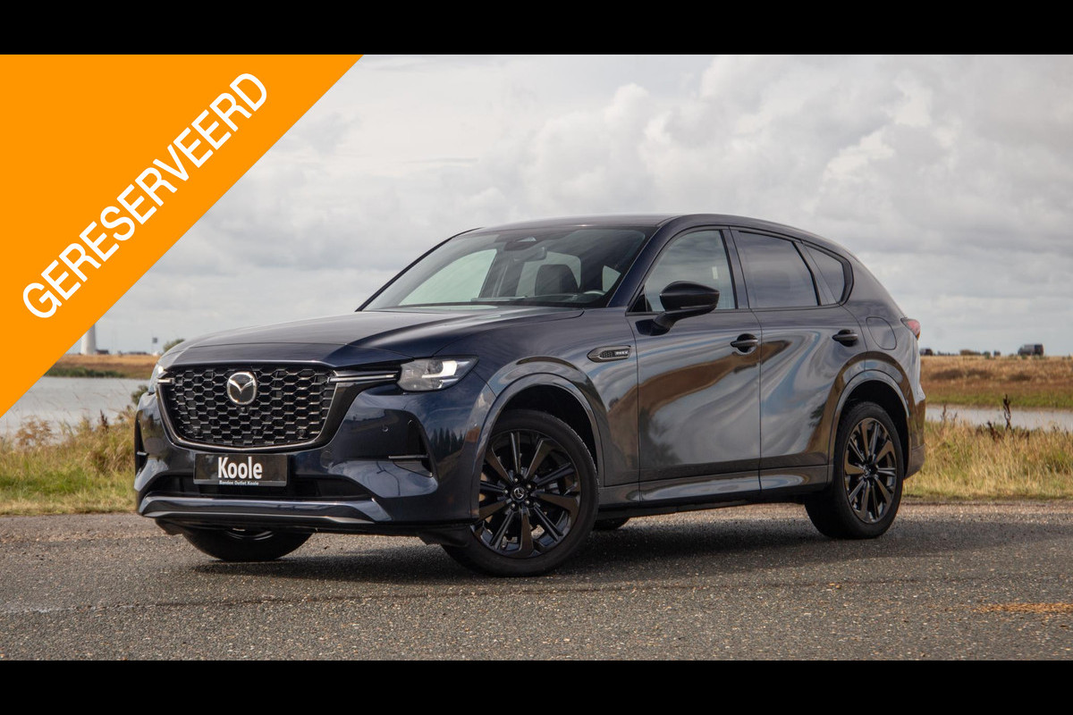 Mazda CX-60 2.5 e-SkyActiv PHEV Homura Plus 360 CAMERA / PANORAMA DAK / TREKHAAK / CARPLAY / DEALER AUTO / LEER