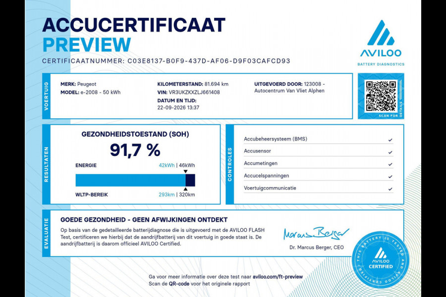Peugeot e-2008 EV Active 50 kWh | CLIMATE CONTROL | PARKEERSENSOREN MET CAMRERA | CRUISE CONTROL |