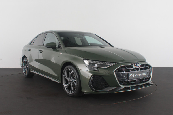 Audi A3 Limousine 30TFSI MHEV S line Sport Edition > District Green/Leer/Full S line/18inch/ACC...