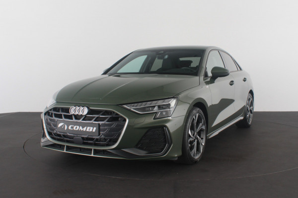 Audi A3 Limousine 30TFSI MHEV S line Sport Edition > District Green/Leer/Full S line/18inch/ACC...