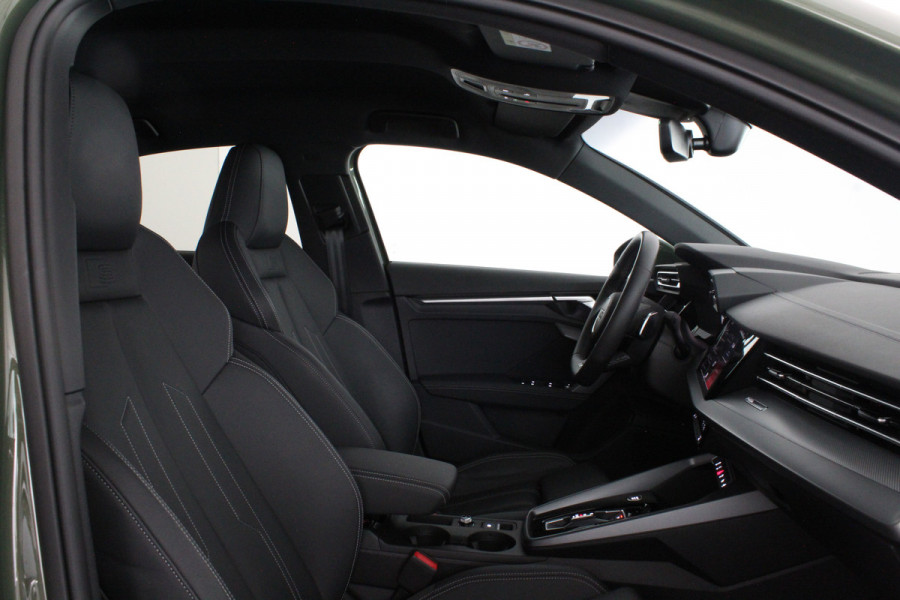 Audi A3 Limousine 30TFSI MHEV S line Sport Edition > District Green/Leer/Full S line/18inch/ACC...