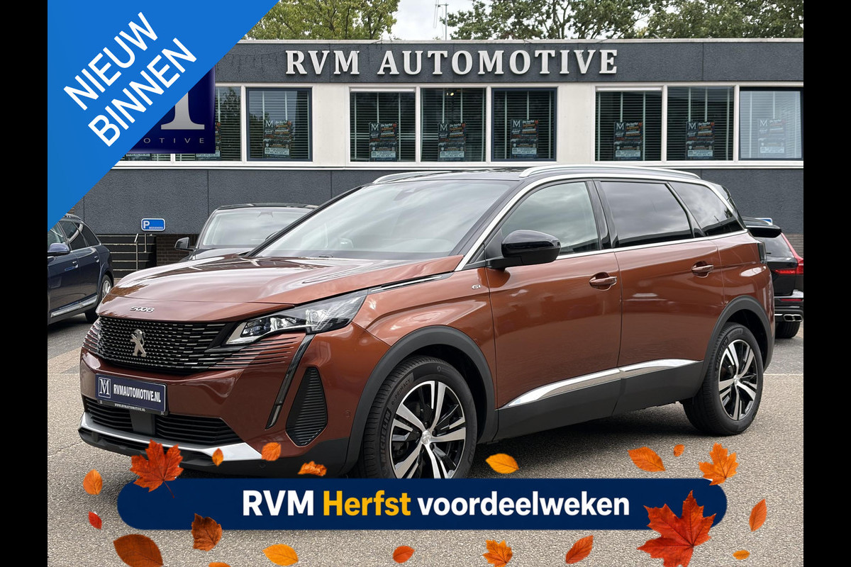 Peugeot 5008 GT HYBRID VAN:33.900,- VOOR:29.877,- UW HERFSTVOORDEEL: 4.023,- | 7 PER. | ADAPT. CRUISE CONTROL | RIJKLAARPRIJS INCL. 12 MND BOVAG GARANTIE|