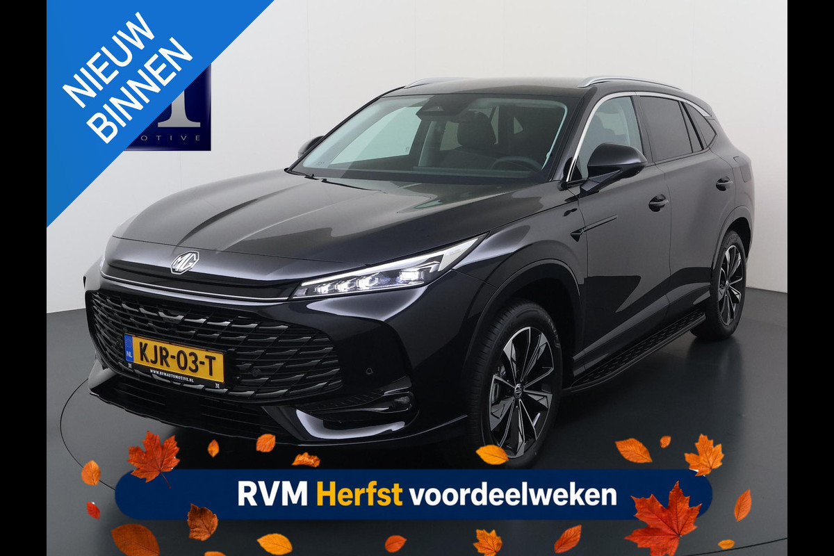 MG MG HS PHEV 1.5 Luxury VAN: € 39.900- VOOR: € 33.330,- UW HERFSTVOORDEEL: € 6.470| ,-PLUG-IN HYBRIDE | 272 PK | NIEUWE AUTO | >1.000 KM TOTAAL BEREIK | 1E REGISTRATIE 03-2026 | 360° CAMERA | ELEKTRISCHE ACHTERKLEP | 7 JAAR MG GARANTIE T/M 2033 | APPLE CARPLAY | ANDROID AUTO | STOELVERWARMING | FULL LED | ELEKTRISCHE STOELEN