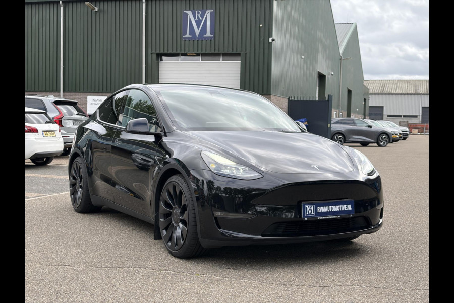 Tesla Model Y Performance AWD 75 kWh VAN 41.900:,- VOOR:39.877,- UW HERFSTVOORDEEL: 2.023,- | SOH 92% RIJKLAAR GELEVERD | TESLA FABRIEKSGARANTIE TOT 5-2027 OF 80.000 | TESLA GARANTIE ACCU + AANDRIJFLIJN T/M 05-2031/ 192.000KM|