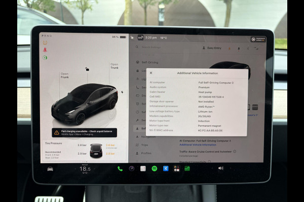 Tesla Model Y Performance AWD 75 kWh VAN 41.900:,- VOOR:39.877,- UW HERFSTVOORDEEL: 2.023,- | SOH 92% RIJKLAAR GELEVERD | TESLA FABRIEKSGARANTIE TOT 5-2027 OF 80.000 | TESLA GARANTIE ACCU + AANDRIJFLIJN T/M 05-2031/ 192.000KM|