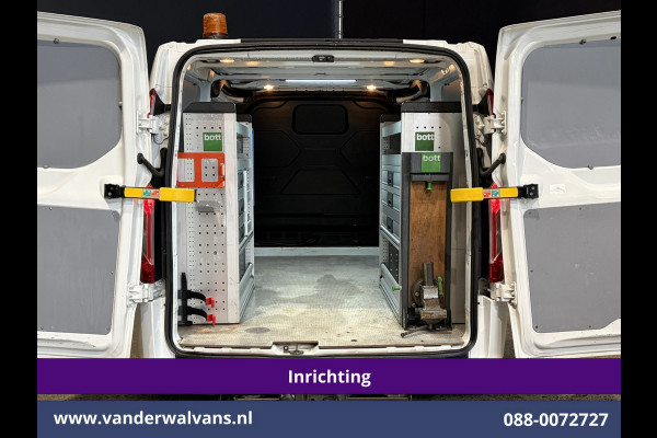 Ford Transit Custom 2.0 TDCI 130pk L2H1 inrichting Euro6 Airco | Camera | LED | 2800kg Trekhaak | Omvormer | Apple Carplay Cruisecontrol, Android Auto, Verwarmde Voorruit, Parkeersensoren, Bijrijdersbank