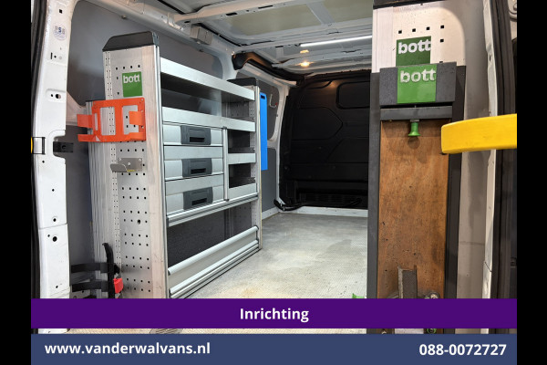 Ford Transit Custom 2.0 TDCI 130pk L2H1 inrichting Euro6 Airco | Camera | LED | 2800kg Trekhaak | Omvormer | Apple Carplay Cruisecontrol, Android Auto, Verwarmde Voorruit, Parkeersensoren, Bijrijdersbank