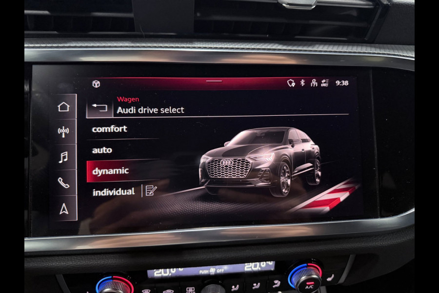 Audi Q3 Sportback 45 TFSI e 3X S-LINE 20" NAVI/V-COCKPIT/SFEERVERL/CARPLAY/ADAPT-CRUISE/DAB/CAM///