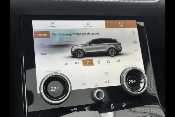 Land Rover Range Rover Velar 2.0 P400e S 1e Eigenaar|Navi|Pano|360 Camera|Clima|Cruise|Meridian Sound|Stoelverwarming|Leder|APK tot 03-2028