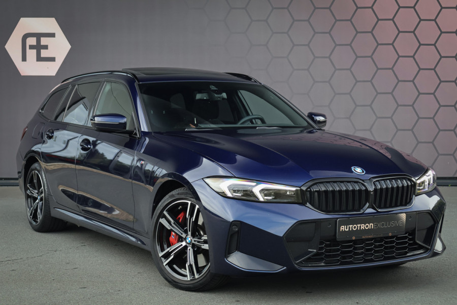 BMW 3 Serie Touring 330e | 25MY | LCI FACELIFT | BTW-AUTO | ELEK. HAAK | HEAD UP | HARMAN & KARDON | SFEERVERLICHTING | 360 CAMERA | MEMORY