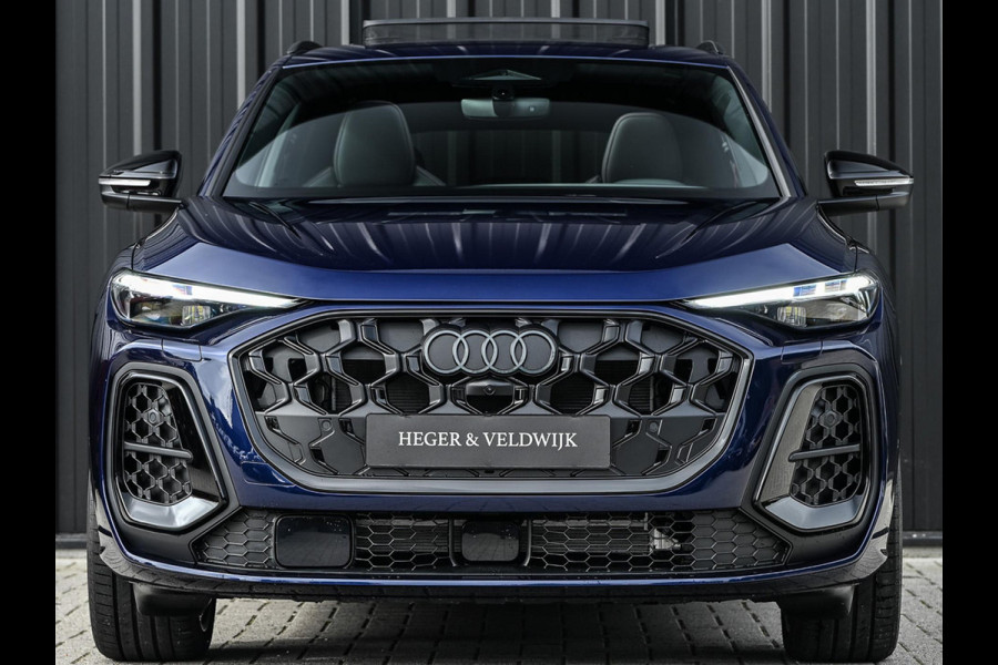 Audi Q5 E-Hybrid quattro 270KW S edition Competition | Panoramadak | 5 Jr Garantie | Luchtvering | B&O | 360 Camera | Adaptive Cruise | Memory Seat | Ambiance Interieur | Stoelverwarming V+A | Stuurverwarming | Trekhaak |