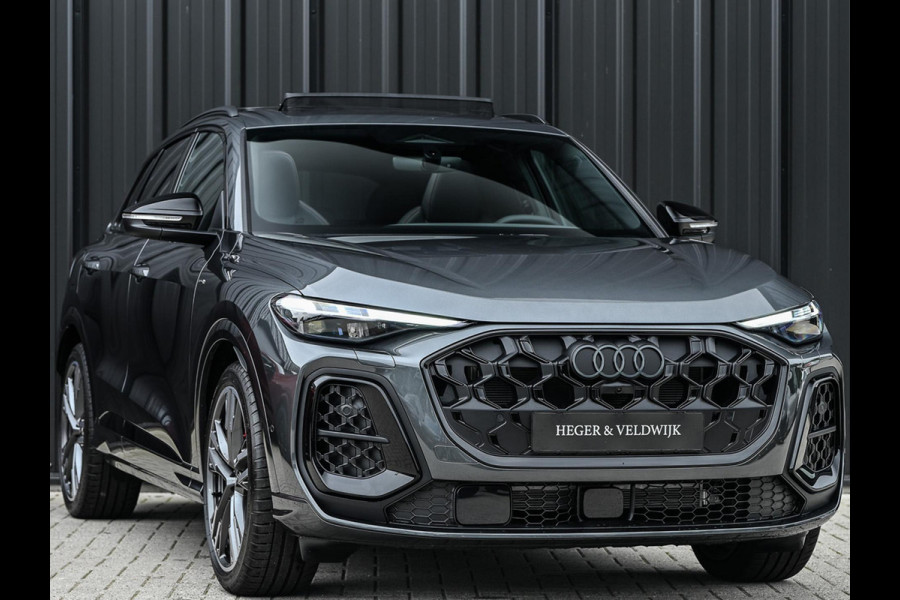 Audi Q5 E-Hybrid quattro 270KW S edition Competition | Panoramadak | 5 Jr Garantie | Luchtvering | B&O | 360 Camera | Adaptive Cruise | Memory Seat | Ambiance Interieur | Stoelverwarming V+A | Stuurverwarming | Trekhaak |