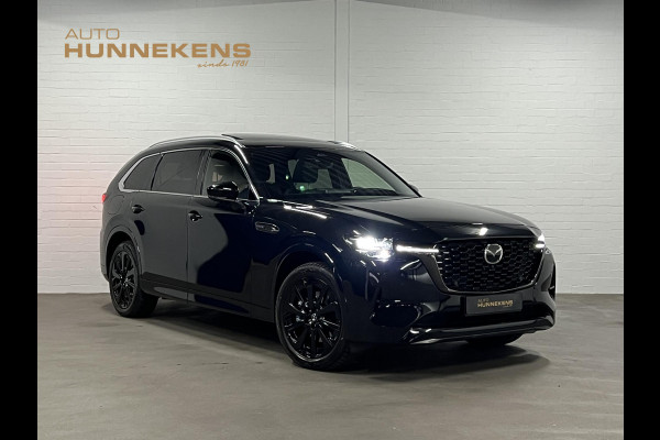 Mazda CX-80 2.5 e-SkyActiv PHEV Homura Plus 7 persoons | Open dak | Adapt. Cruise | Stoelventilatie | Stuur-/Stoelverwarming | 360 camera | Head-up | Carplay | Bose sound | Memory