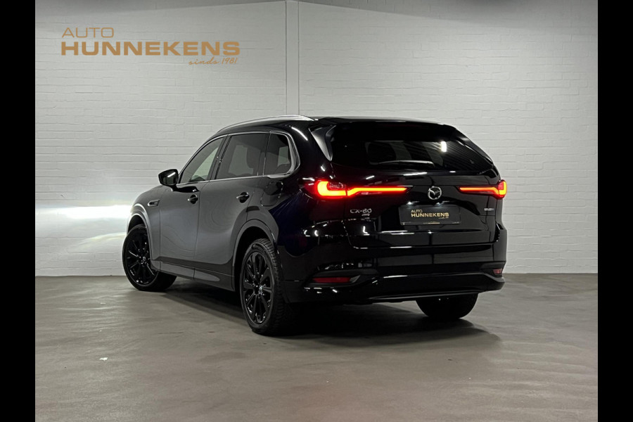 Mazda CX-80 2.5 e-SkyActiv PHEV Homura Plus 7 persoons | Open dak | Adapt. Cruise | Stoelventilatie | Stuur-/Stoelverwarming | 360 camera | Head-up | Carplay | Bose sound | Memory