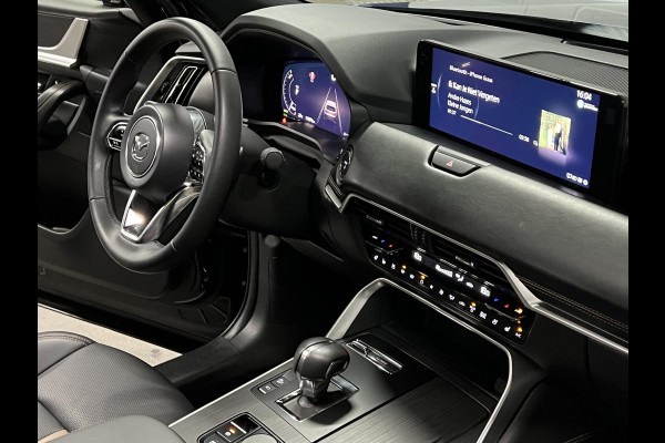 Mazda CX-80 2.5 e-SkyActiv PHEV Homura Plus 7 persoons | Open dak | Adapt. Cruise | Stoelventilatie | Stuur-/Stoelverwarming | 360 camera | Head-up | Carplay | Bose sound | Memory