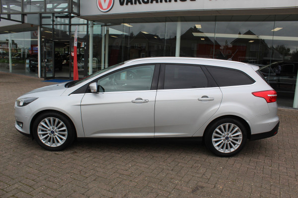 Ford FOCUS Wagon 1.0 125PK Titanium Uiterst nette wagen ! Trekhaak, Pdc, Navigatie, Cuise Controle,