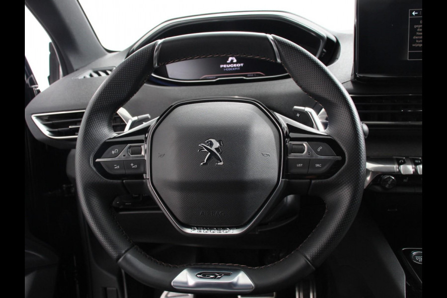 Peugeot 5008 1.2 PureTech 130pk Automaat GT Black Pack 7 zit Navigatie Apple CarPlay Android Camera Parkeerhulp Adaptive Cruise Control Stoelverwarming Electrische achterklep Climate Control Lichtmetalen velgen