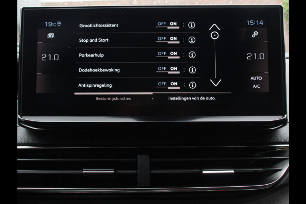 Peugeot 5008 1.2 PureTech 130pk Automaat GT Black Pack 7 zit Navigatie Apple CarPlay Android Camera Parkeerhulp Adaptive Cruise Control Stoelverwarming Electrische achterklep Climate Control Lichtmetalen velgen