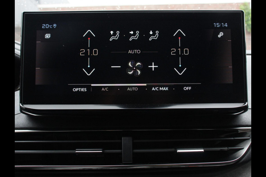 Peugeot 5008 1.2 PureTech 130pk Automaat GT Black Pack 7 zit Navigatie Apple CarPlay Android Camera Parkeerhulp Adaptive Cruise Control Stoelverwarming Electrische achterklep Climate Control Lichtmetalen velgen