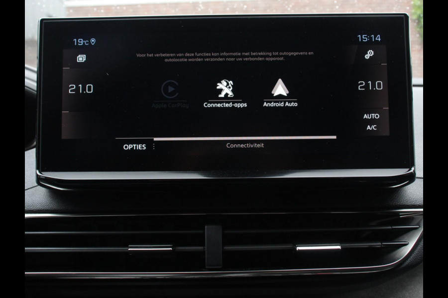 Peugeot 5008 1.2 PureTech 130pk Automaat GT Black Pack 7 zit Navigatie Apple CarPlay Android Camera Parkeerhulp Adaptive Cruise Control Stoelverwarming Electrische achterklep Climate Control Lichtmetalen velgen