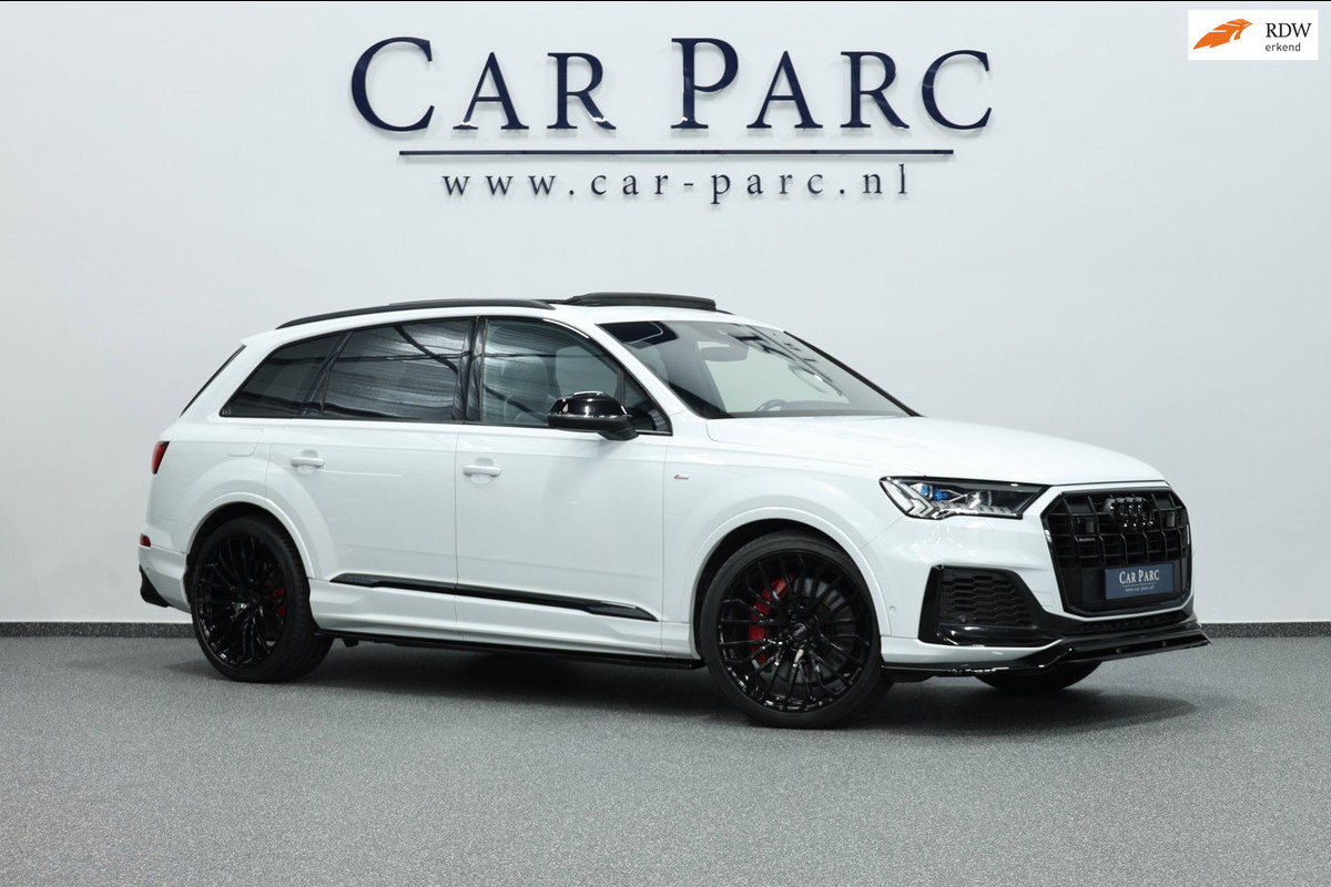 Audi Q7 60 TFSI e quattro Competition 456+PK 3x S-LINE/MAXTON/B&O/SFEER/PANO/LUCHT/RS ZETELS+S.VERWARMING/22"/ACC/12 MND GARANTIE