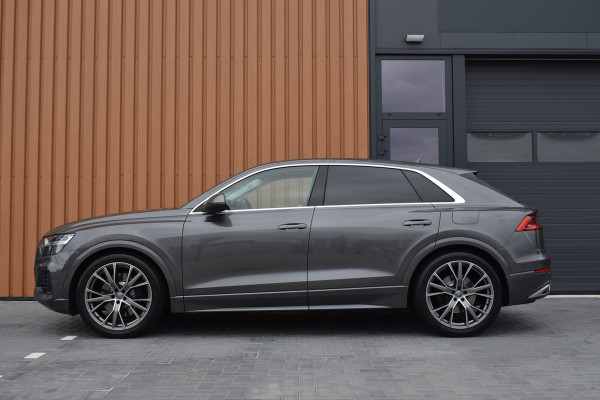 Audi Q8 55 TFSI e Quattro | Luchtvering | Trekhaak | B&O | Leer | 360 camera | 22"