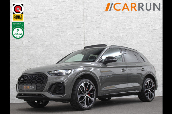Audi Q5 55 367pk Competition #RS-Leder | ACC | Panorama | Lane Assist | 21" | Sfeerverlichting | Camera | Carplay | Stuurwielverwarming | Black Optic | Draadloos laden | Sportstoelen | 91000,= Nw.Pr. | 10-2024 | 23dkm! | Fabr. Garantie.